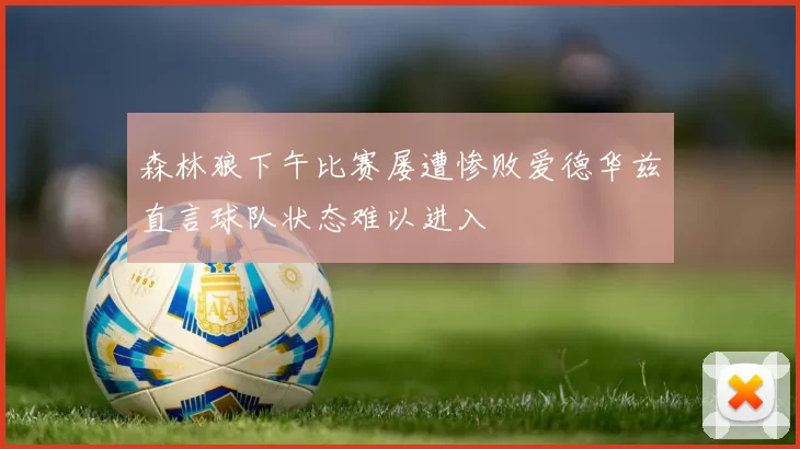森林狼下午比赛屡遭惨败爱德华兹直言球队状态难以进入